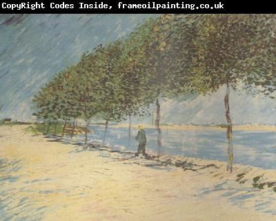 Vincent Van Gogh Wald along the Banks of the Seine near Asnieres (nn04)